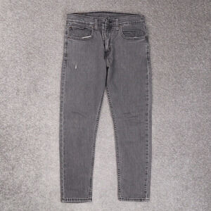 Levi's 512 Slim Fit Tapered Leg 31x30 Dark Wash Gray Denim Jeans